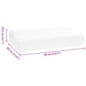 PODUSZKA DO SPANIA GŁADKI BIAŁY 50X30X10,5CM