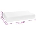 PODUSZKA DO SPANIA GŁADKI BIAŁY 57X37X11,5CM
