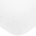 PODUSZKA DO SPANIA GŁADKI BIAŁY 60X40X13CM