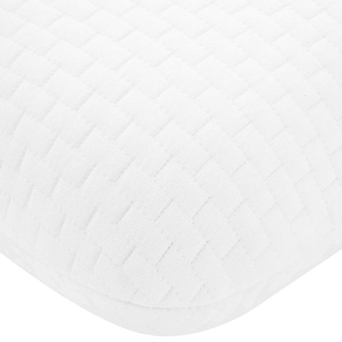 PODUSZKA DO SPANIA GŁADKI BIAŁY 60X40X13CM