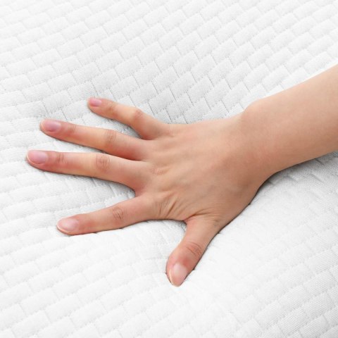 PODUSZKA DO SPANIA GŁADKI BIAŁY 60X40X13CM