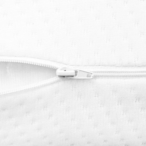 PODUSZKA DO SPANIA GŁADKI BIAŁY 70X36X13CM