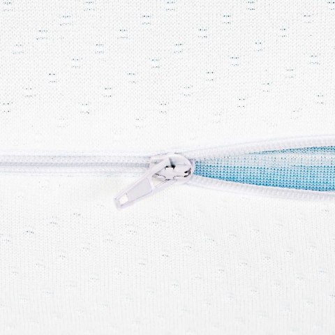 PODUSZKA DO SPANIA GŁADKI BIAŁY 70X36X13CM