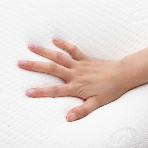 PODUSZKA DO SPANIA GŁADKI BIAŁY 70X36X13CM