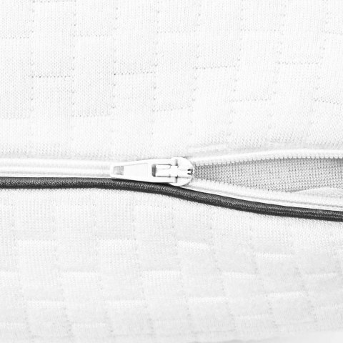 PODUSZKA DO SPANIA GŁADKI BIAŁY 80X35X10CM