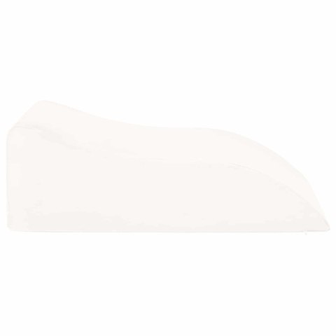 PODUSZKA POD NOGĘ KLIN ERGONOMICZNA BIAŁA 68X40X21,5CM WYGODNA RELAKS MOCNA