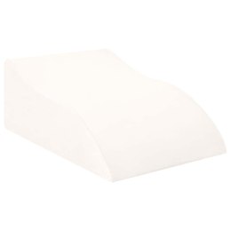 PODUSZKA POD NOGĘ KLIN ERGONOMICZNA BIAŁA 68X41X24CM WYGODNA RELAKS MOCNA 24CM