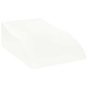 PODUSZKA POD NOGĘ KLIN ERGONOMICZNA BIAŁA 68X41X24CM WYGODNA RELAKS MOCNA 24CM