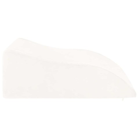 PODUSZKA POD NOGĘ KLIN ERGONOMICZNA BIAŁA 68X41X24CM WYGODNA RELAKS MOCNA 24CM