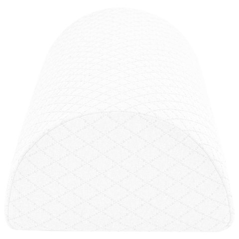 PODUSZKA NA NOGĘ GŁADKI BIAŁY 52X20X12CM