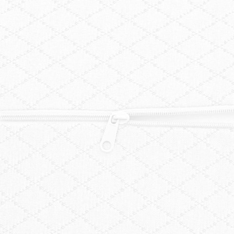 PODUSZKA NA NOGĘ GŁADKI BIAŁY 52X20X12CM