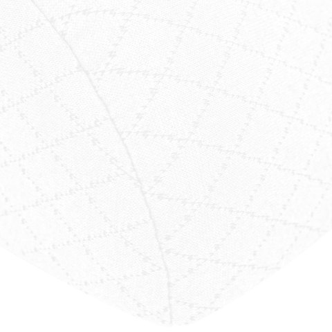 PODUSZKA NA NOGĘ GŁADKI BIAŁY 52X20X12CM