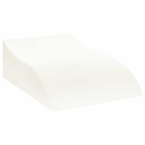 PODUSZKA POD NOGĘ KLIN ERGONOMICZNA SZARA 68X41X21CM WYGODNA RELAKS MOCNA 21CM