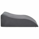 PODUSZKA POD NOGĘ KLIN ERGONOMICZNA SZARA 68X41X21CM WYGODNA RELAKS MOCNA 21CM