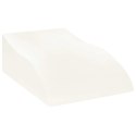 PODUSZKA POD NOGĘ KLIN ERGONOMICZNA SZARA 68X41X24CM WYGODNA RELAKS ELEGANCKA