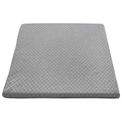 PODUSZKA POD NOGI KLIN PIANKA MEMORY SZARA 60X50X30CM WYGODNA RELAKS DOM