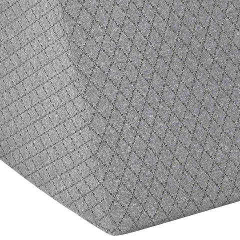 PODUSZKA POD NOGI KLIN PIANKA MEMORY SZARA 60X50X30CM WYGODNA RELAKS DOM
