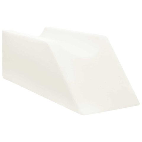 PODUSZKA POD NOGI KLIN ERGONOMICZNA SZARA 68X25X21,5CM AKSAMITNA RELAKS MOCNA