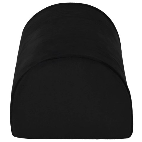 PODUSZKA NA PODNÓŻEK GŁADKI CZARNY 42X18X13CM