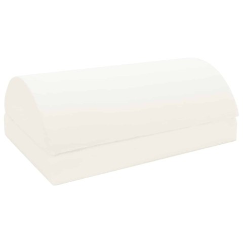 PODUSZKA NA PODNÓŻEK GŁADKI CZARNY 44X29X17CM