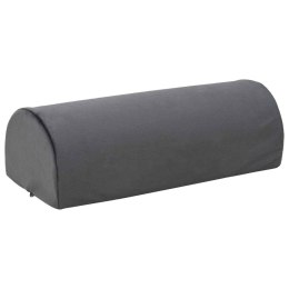 PODUSZKA NA PODNÓŻEK GŁADKI SZARY 42X18X13CM