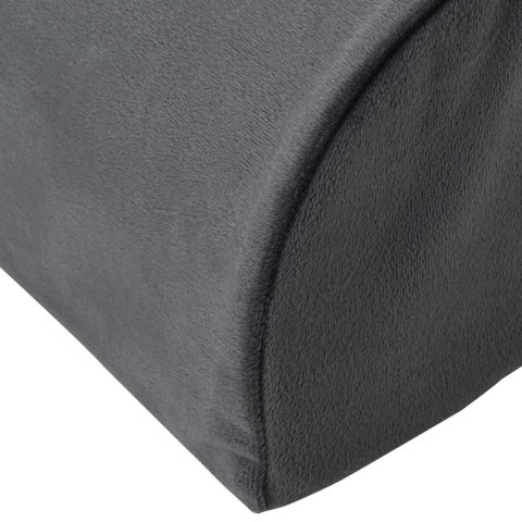 PODUSZKA NA PODNÓŻEK GŁADKI SZARY 42X18X13CM