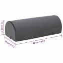PODUSZKA NA PODNÓŻEK GŁADKI SZARY 42X18X13CM