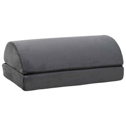 PODUSZKA NA PODNÓŻEK GŁADKI SZARY 44X29X17CM