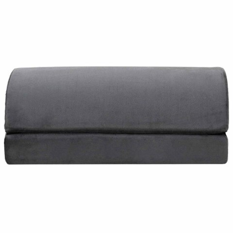 PODUSZKA NA PODNÓŻEK GŁADKI SZARY 44X29X17CM