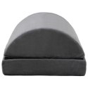 PODUSZKA NA PODNÓŻEK GŁADKI SZARY 44X29X17CM