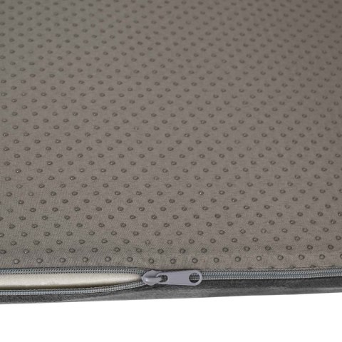 PODUSZKA NA PODNÓŻEK GŁADKI SZARY 44X29X17CM