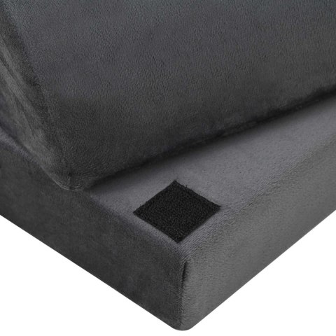 PODUSZKA NA PODNÓŻEK GŁADKI SZARY 44X29X17CM