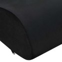 PODUSZKA NA SIEDZISKO GŁADKI CZARNY 40X40X13CM