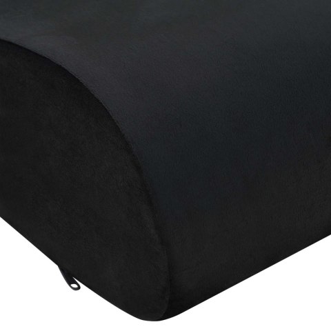 PODUSZKA NA SIEDZISKO GŁADKI CZARNY 40X40X13CM