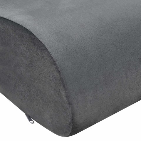 PODUSZKA NA SIEDZISKO GŁADKI SZARY 40X40X13CM