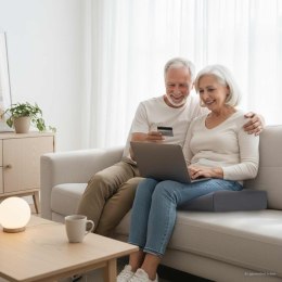 PODUSZKA NA SIEDZISKO SZARY 40X40X10CM