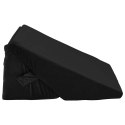 PODUSZKA W KSZTAŁCIE KLINU INNY CZARNY 55X55X26CM