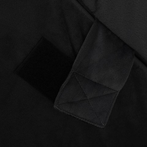 PODUSZKA W KSZTAŁCIE KLINU INNY CZARNY 55X55X26CM