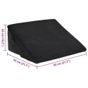 PODUSZKA W KSZTAŁCIE KLINU INNY CZARNY 55X55X26CM