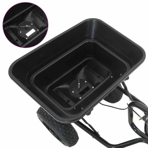 ROZPYLACZ CZARNY 53X108X74CM PVC I STAL