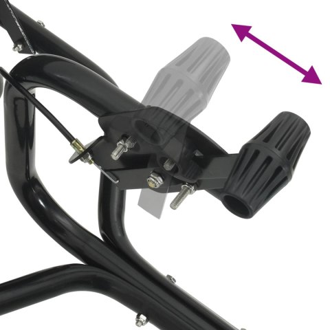 ROZPYLACZ CZARNY 53X108X74CM PVC I STAL