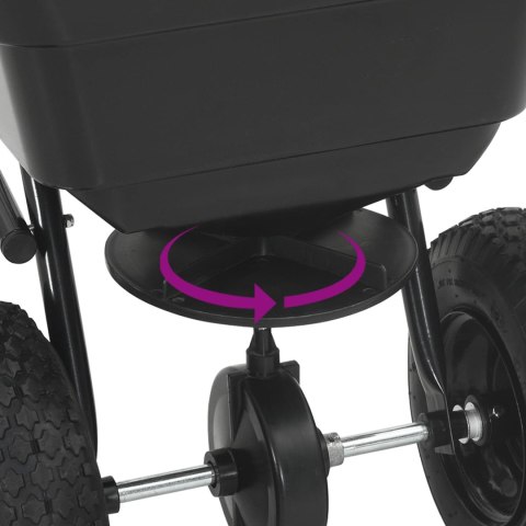 ROZPYLACZ CZARNY 53X108X74CM PVC I STAL