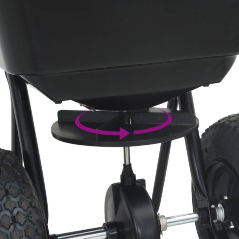 ROZPYLACZ CZARNY 53X81,5X78CM PVC I STAL