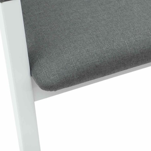 KRZESŁA JADALNE 2 SZT. BIAŁY 54X57X73CM DREWNO GUMOWE