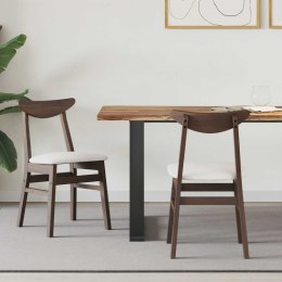 KRZESŁA JADALNE 2 SZT. JASNY BRĄZ 42X47.5X81CM