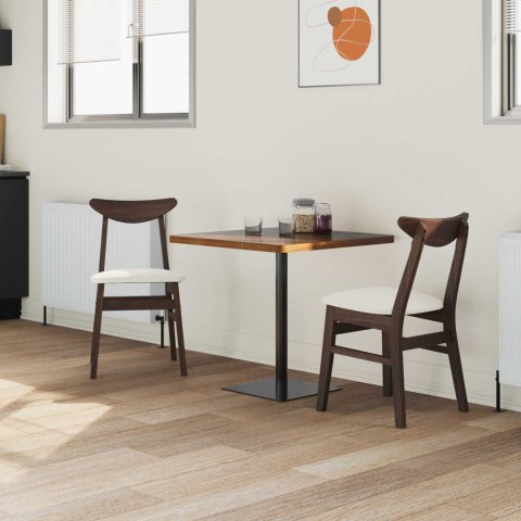 KRZESŁA JADALNE 2 SZT. JASNY BRĄZ 42X47.5X81CM