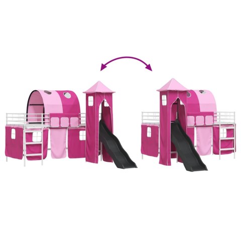 BIAŁY I RÓŻOWY 90X 200CM