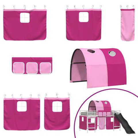 BIAŁY I RÓŻOWY 99,5X200CM