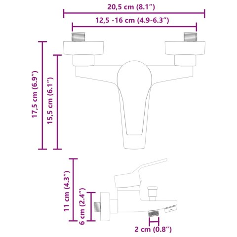 BATERIA PRYSZNICOWA CHROM G 1 / 2 CALA