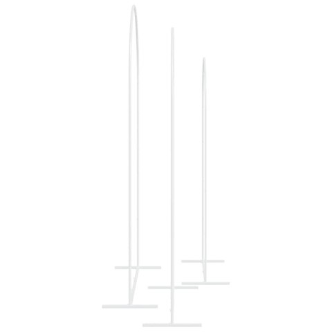 ŁUK ŚLUBNY 3 SZT. BIAŁY STAL